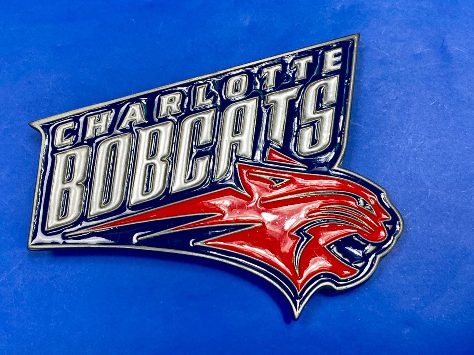 Charlotte Bobcats Basketball Team Fan Nba Belt Buckle By Great American Products