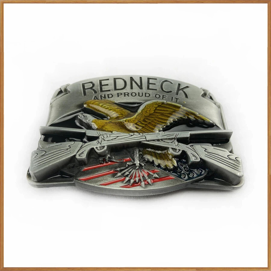 Redneck proud of it belt buckle for Men&rsquo;s Suitable Wide Belt