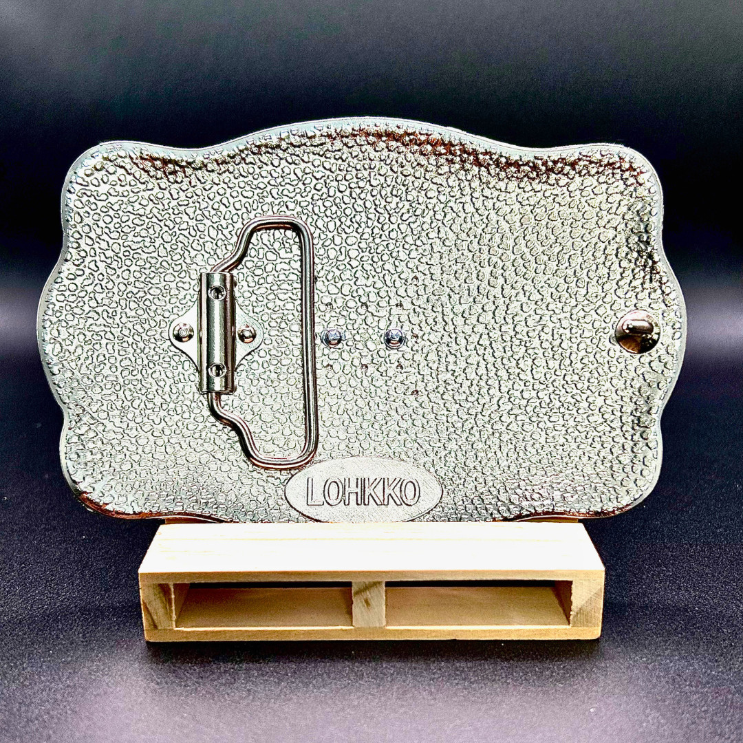 Texican Western Belt Buckle 5.5” x 4” Durable Alloy – Fits Standard 2” Belts.