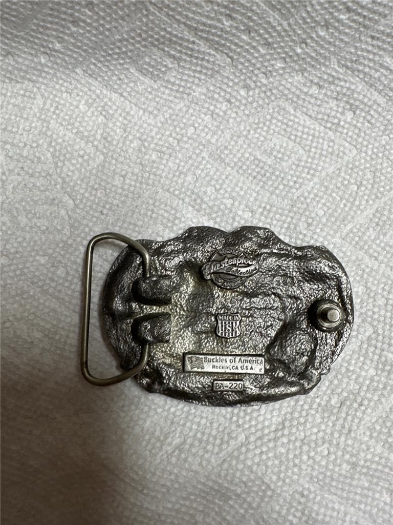 RailRoads of the World Belt Buckle, Buckles of America BA-220
