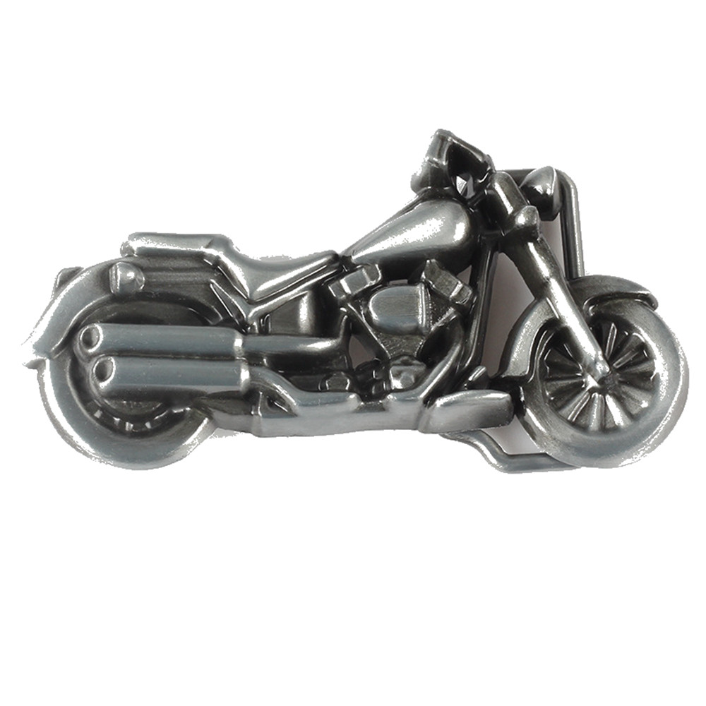 Motorcycle Belt Buckle Western Cowboy Motorcyclist (MOT-05)