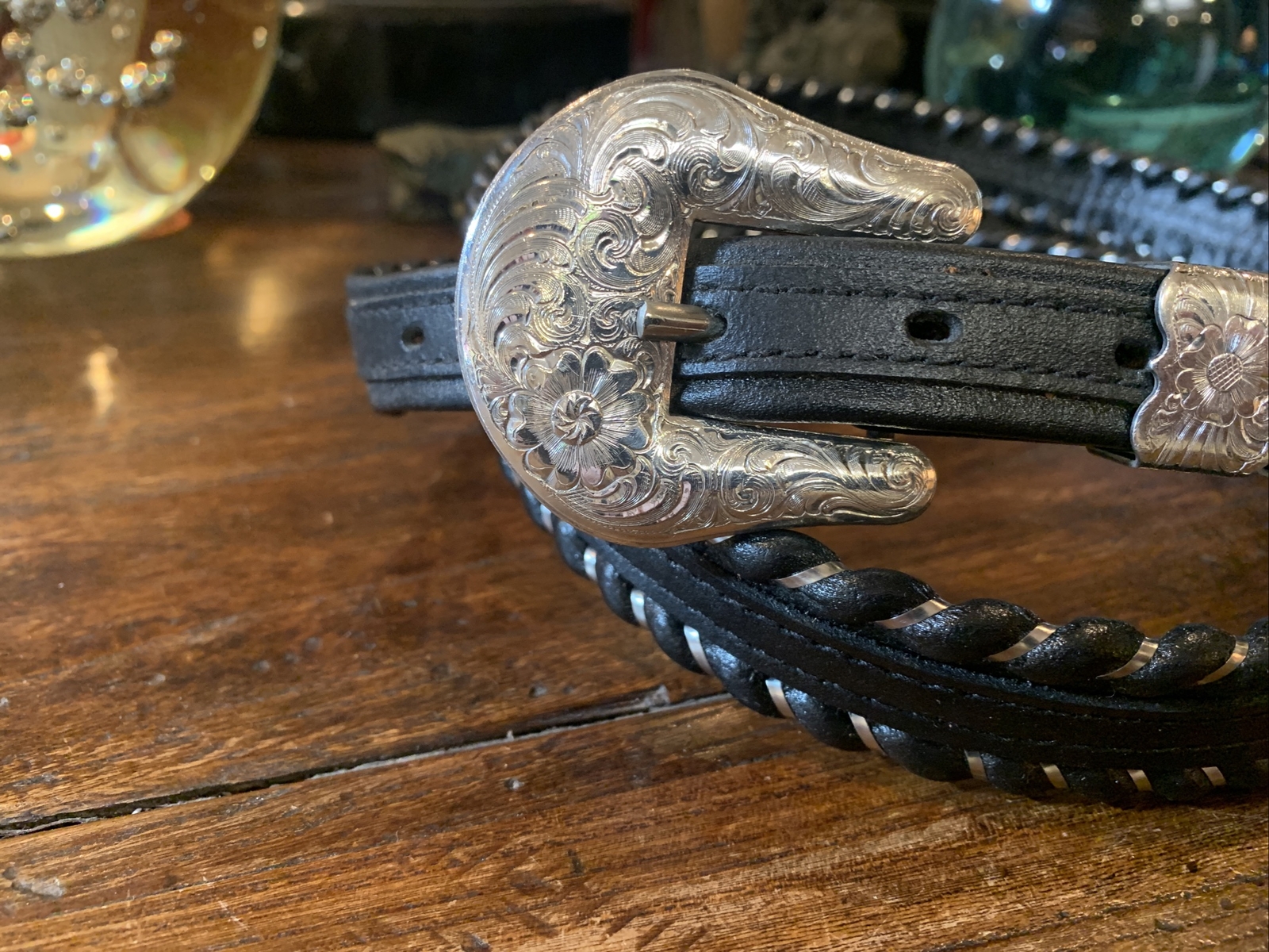 James Reid style XLWage Sterling Silver overlay Belt buckle 43-45-1”🐂✅