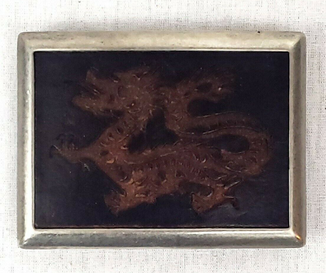 Black and Red DRAGON Knights Square Belt Buckle GOT Steel/Metal