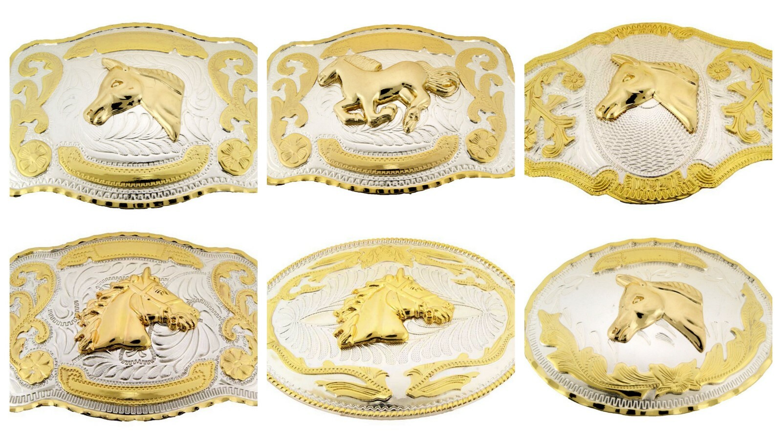 Horse Belt Buckle Saddle Horseshoe Rodeo Western Cowboy Cowgirl Women Big Men