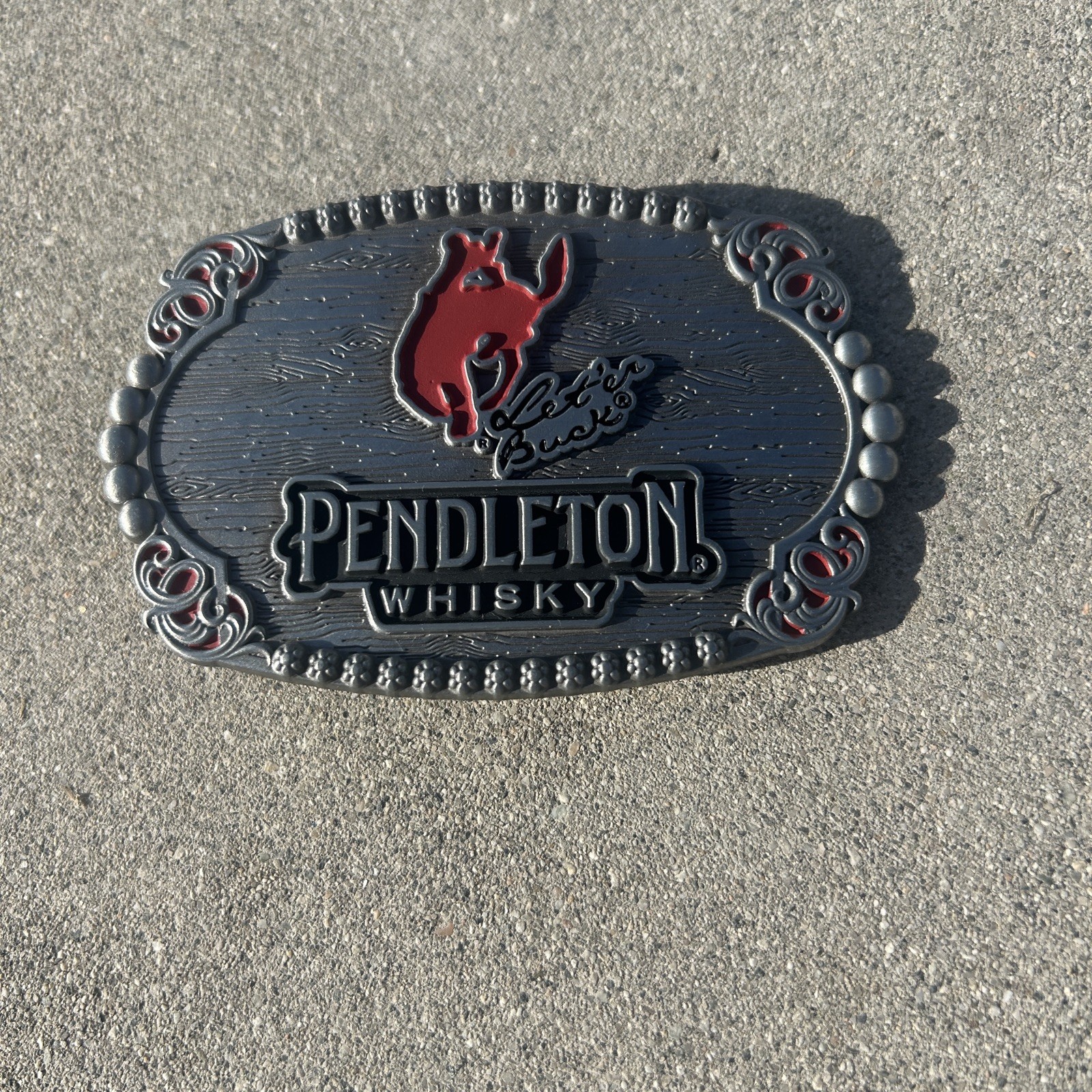 Pendleton Whiskey Belt Buckle 2023 Montana Silversmiths Cowboy Limited Edition