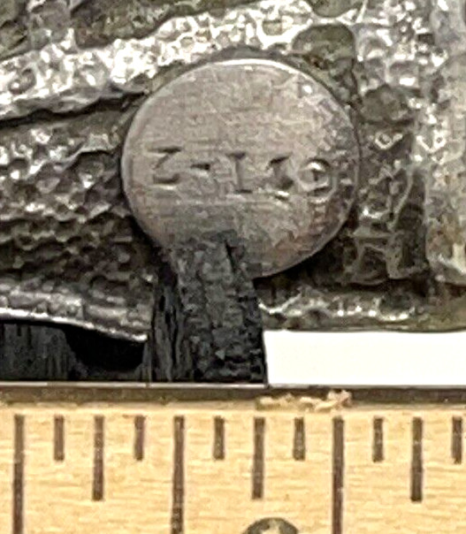 1984 Bergamot Brass Works Z-149 Pool Table Billiards Snooker Belt Buckle 3-D A1