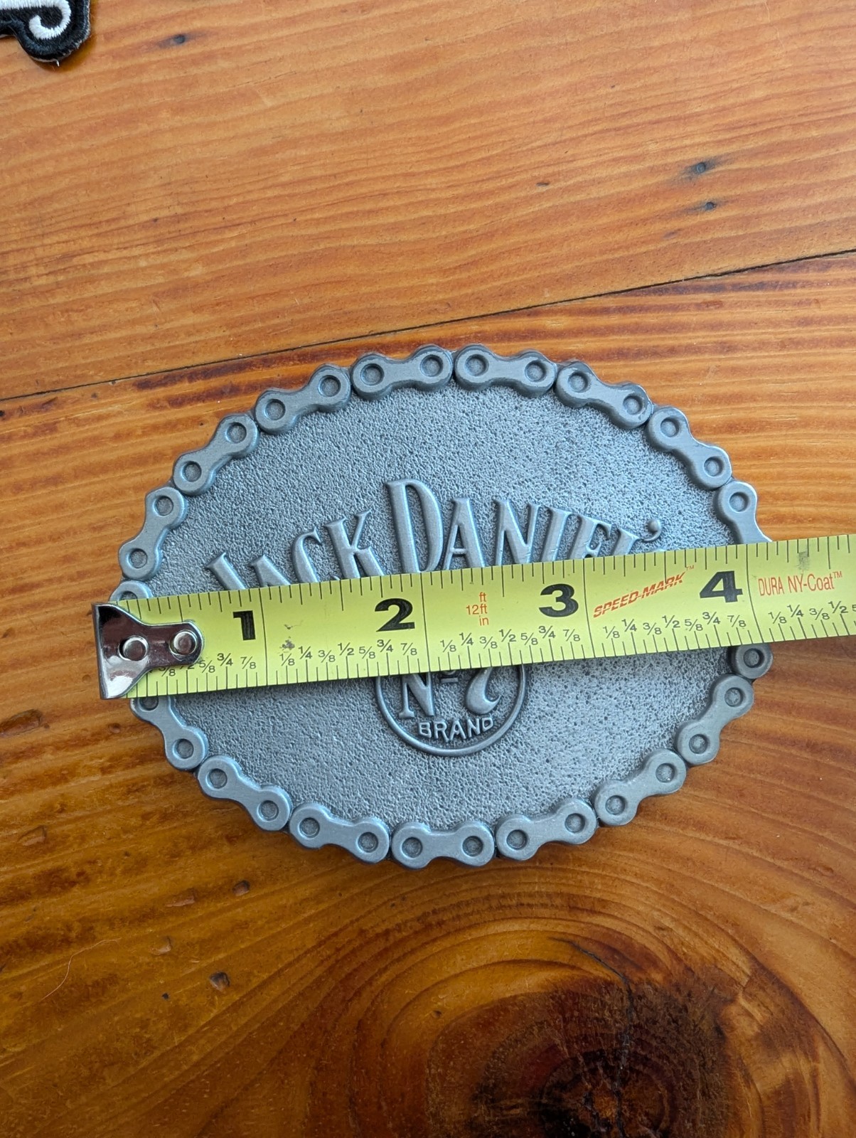 Jack Daniels Oval Bike Chain Belt Buckle Mens