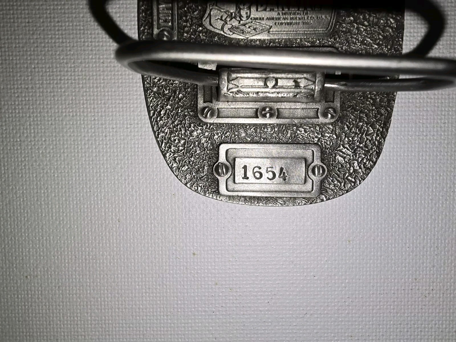 Police Numbered Finest Law Enforcement We Serve and Protect Belt Buckle 1988