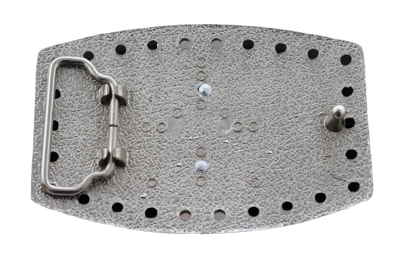 Men Women Silver Metal Rocker Gothic Fashion Buckle Cross Ranch Rodeo Outdoor