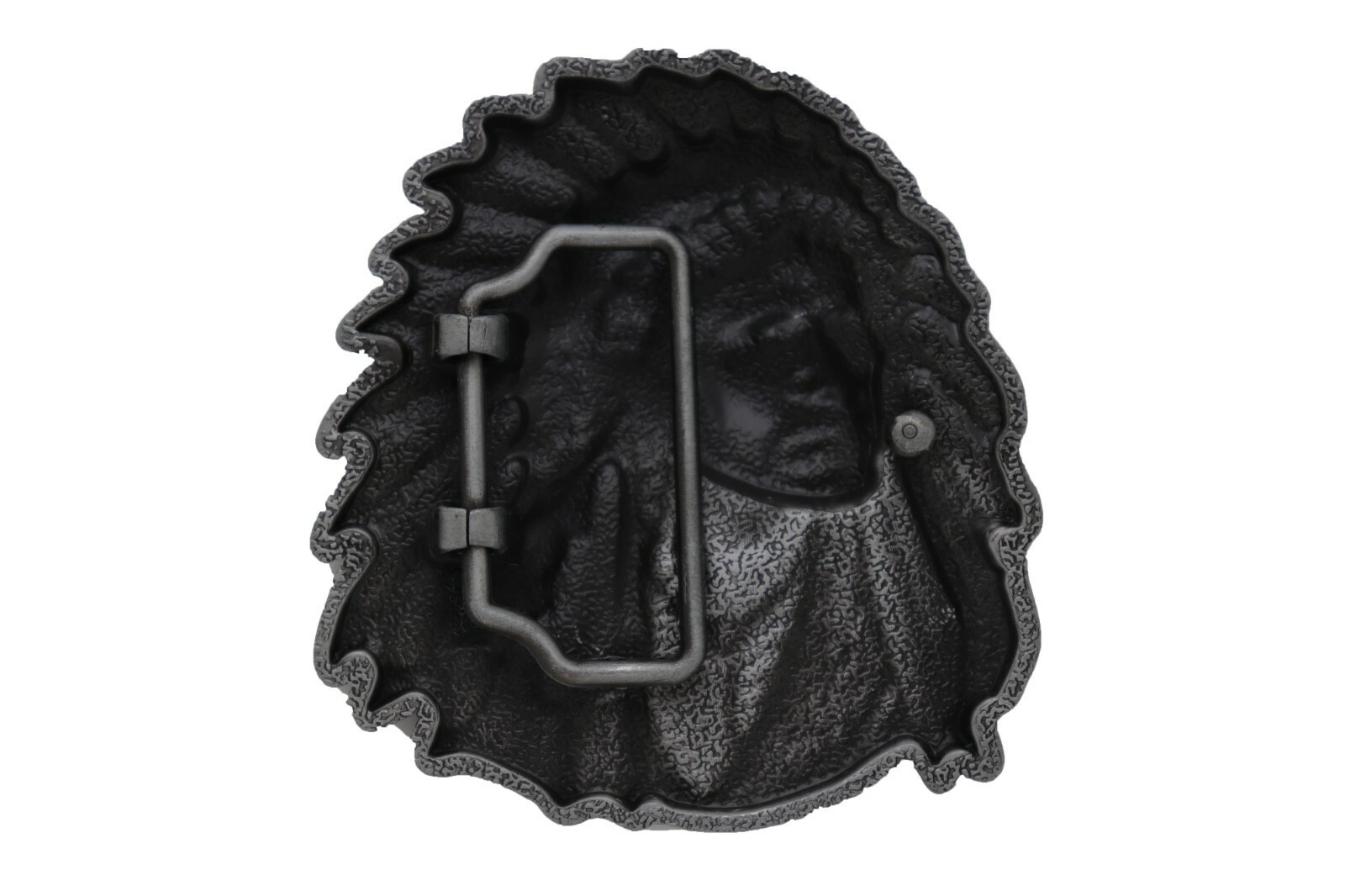 Men Silver Metal Western Fashion Belt Buckle Cowboy Native American Indian Face