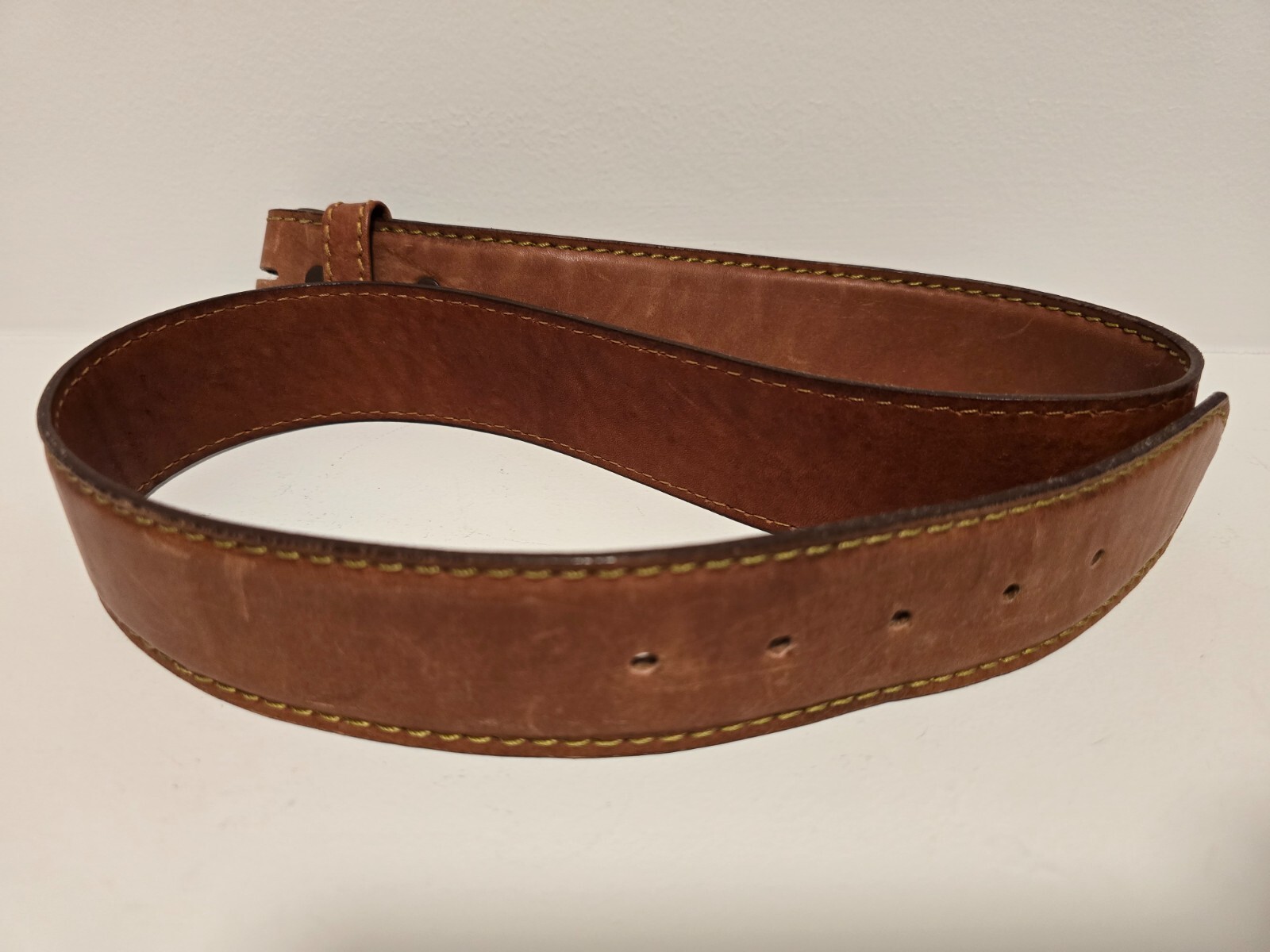 Vintage Durango to Silverton Belt Buckle Denver & Rio Grande RR & Cowhide Belt