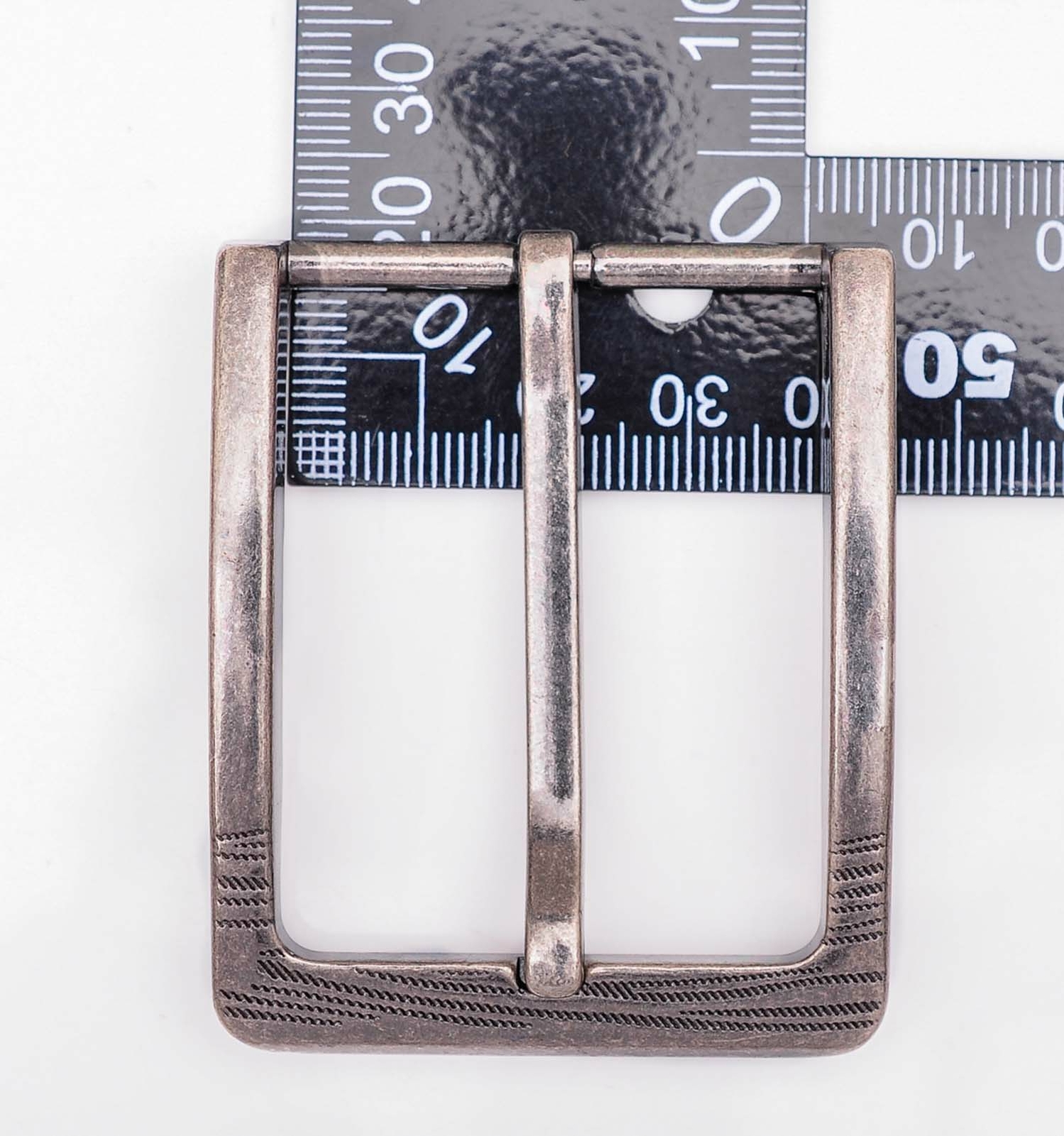 1-1/2&Prime; (40 mm) Nickel Free Single Prong Rectangular mens Belt Buckle Replacement