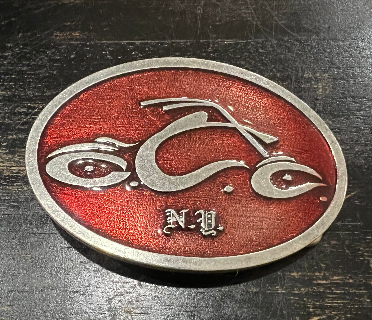 Orange County Chopper Belt Buckle – Officially Licensed – Red Color – Brand New