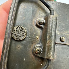 Vintage 1974 Bergamot Brass Works Harley Davidson Freedom Machine Belt Buckle