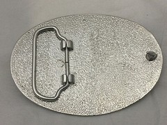 3 piece set Texas Seal Set: Belt Buckle, Bolo and Key Ring (Silver)