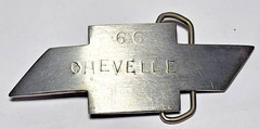 Hand Crafted & Engraved 1966 Chevrolet Chevelle Belt Buckle
