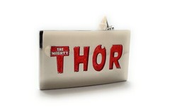 Belt Buckles Thor Silver Red Enamel Edition Marvel Comics Silver Platted New