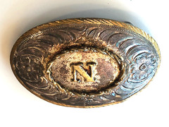Cowboy Letter N Rodeo Bull Rider Award Style Belt Buckle