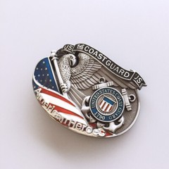 New Vintage Style American Hero Coast Guard Belt Buckle also Stock in the US