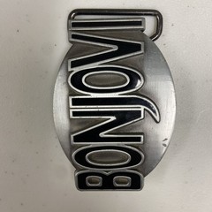 Bon Jovi Rock Music Band Arched Metal Belt Buckle for 1 1/2&Prime; Belt 3 1/2×2 3/8&Prime;