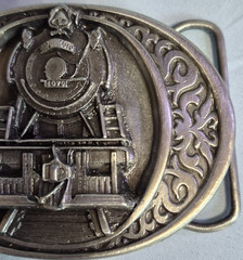Limited Edition GTW 4070 Steam Locomotive Train Belt Buckle Midwest Railway