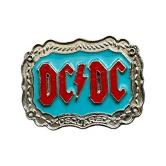 Rare Vintage Dsquared2 DC/DC Belt Buckle Shield Runway Archive Rock Y2K Dsquared