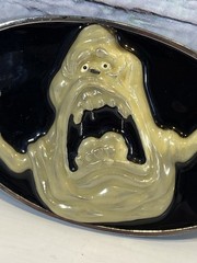 Ghostbusters 2010 SLIMER Ghost 3D Belt Buckle Glow-In-Dark RARE