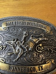 Montana Silversmiths Unisex Dale Brisby 1987 Trophy Belt Buckle A801DB