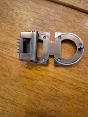 Salvatore Ferragamo Alloy Belt Buckle Silver with Gray for 34-35mm (C)