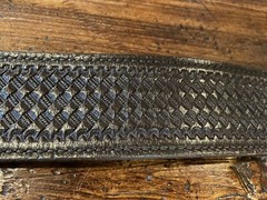Navajo James Reid style Sterling Silver Turquoise Belt Buckle 36-38-2”-1”🐂✅