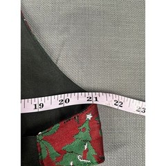 Holiday Red Vest and Bow tie trees/bells adjustable med/small