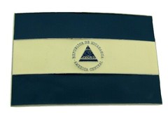 Republic of Nicaragua Flag Belt Buckle Nicas Nicaraguans Country Nation Western