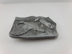 Flying Ducks Bergamot Brass Works Belt Buckle Z-144