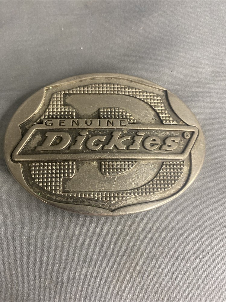 Genuine Dickies Belt Buckle Metal Oval 3.25×2.25
