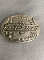 Genuine Dickies Belt Buckle Metal Oval 3.25×2.25