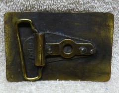 ** Vintage – 1976 – Bi-Centennial – Eagle – BRASS BELT BUCKLE — made by ODEN *