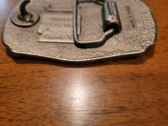 Levi Strauss Co 1873 Two Horse Brand Limited Edition Nice Used Metal Belt Buckle