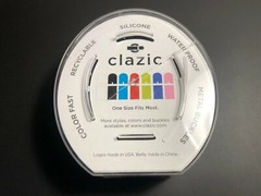 Clazic 1 1/2&Prime; Solid Gray Silicone Belt with Silver Prong Buckle