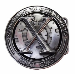 X-MEN XAVIER&rsquo;S SCHOOL Crest Metal BELT BUCKLE
