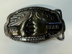 Thumb Wrestling All-Star Champion Trophy Award 2005 SMC LLC. Belt Buckle