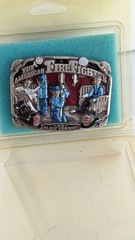 N/O/S 1986 Great American Buckle Co. The American Fire Fighter NOS
