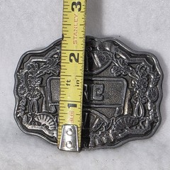 Vintage 1970&rsquo;s Oden Inc ERIC Name Men&rsquo;s OLD TIME BELT BUCKLE COLLECTION BRONZE