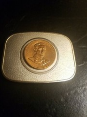 John Wayne Belt Buckle Solid Metal Western Collector