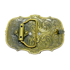 Western Kid&rsquo;s Horse Pattern Belt Buckle – Hebilla vaquera para niños