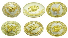 New Men Women Western Cowboy Cowgirl Rodeo Style Belt Buckles Gold Silver Metal