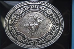 Nocona Western Belt Buckle Bull Rider Rope Edge 37710