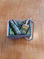 Painter BELT BUCKLE The Great American Buckle Co 1981 Serial No 863 Made in USA
