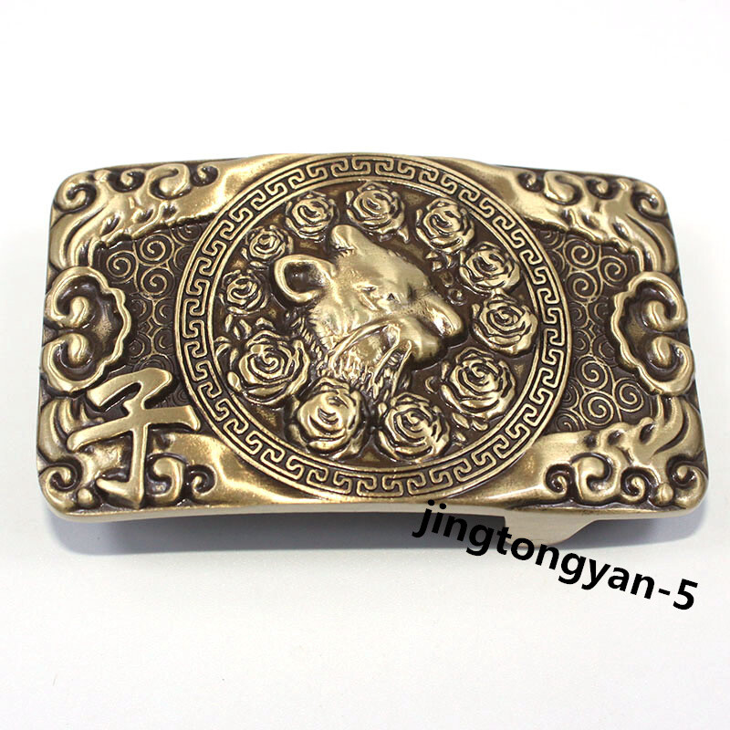 Brass Animal Pattern Belt Buckle Fits For 1.5 INCHES Belt / PIN Belt Buckles