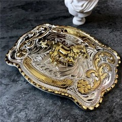 Rock Bull Ride Rodeo Long Huge Big Cowboy Texas Western Shine Horse Belt Buckle