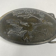 Roadrunner Bird Southwestern Belt Buckle Copper Tone Ceder Ridge Run B&H Buckles
